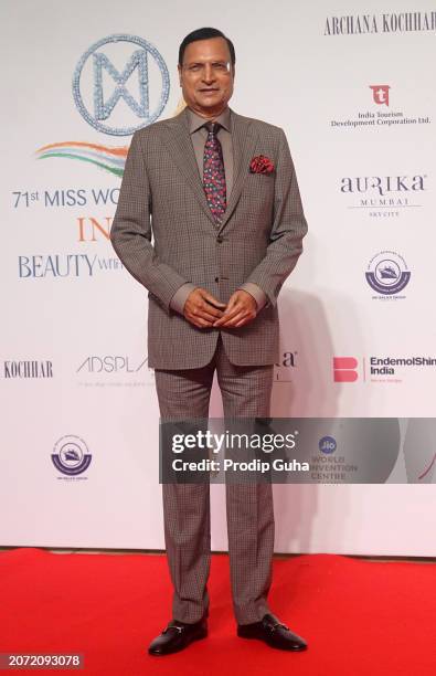 Rajat Sharma attends the Miss World Grand Finale on March 09, 2024 in Mumbai, India.
