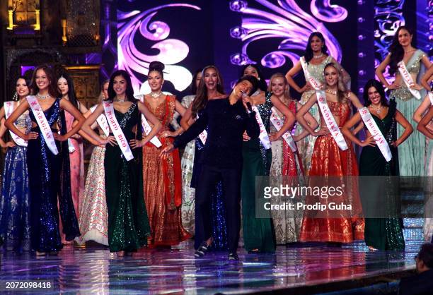 Shaan perform at the Miss World Grand Finale on March 09, 2024 in Mumbai, India.