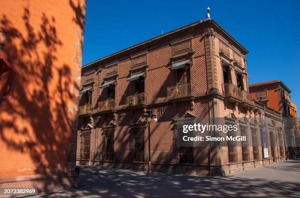 casa hernandez guerra/la casa de la galleta [cookie house]/secretaría de cultura de san luis potosí [secretariat of culture of san luis potosí], san luis potosi city, state of san luis potosi, mexico - galleta stock pictures, royalty-free photos & images