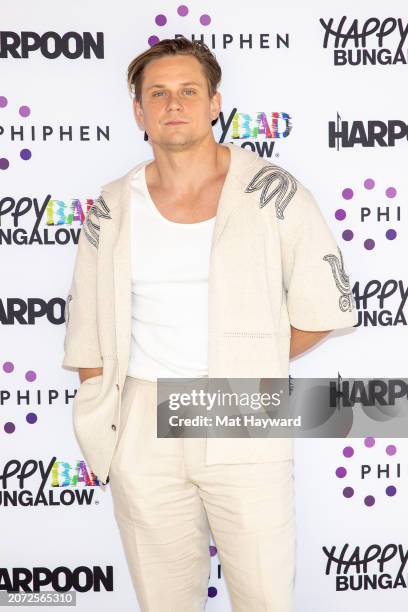 Billy Magnussen attends the HappyBad Bunglaow, Harpoon & Phiphen SXSW Kickoff Party on March 09, 2024 in Austin, Texas.