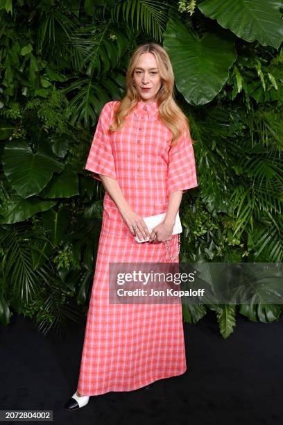 Chloë Sevigny attends the CHANEL and Charles Finch Annual Pre-Oscar Dinner at The Polo Lounge at The Beverly Hills Hotel on March 09, 2024 in Beverly...