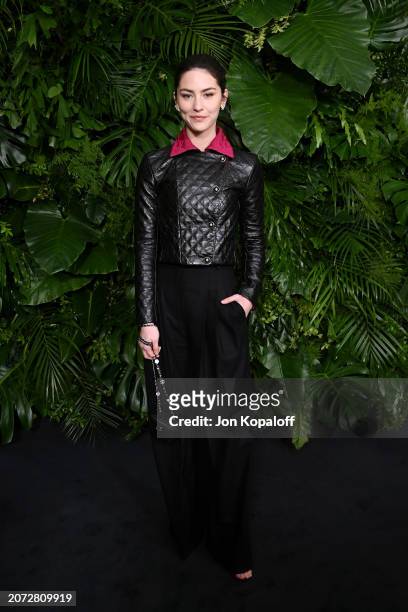 Gracie Abrams attends the CHANEL and Charles Finch Annual Pre-Oscar Dinner at The Polo Lounge at The Beverly Hills Hotel on March 09, 2024 in Beverly...