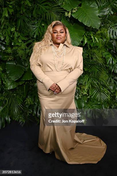 Da'Vine Joy Randolph attends the CHANEL and Charles Finch Annual Pre-Oscar Dinner at The Polo Lounge at The Beverly Hills Hotel on March 09, 2024 in...