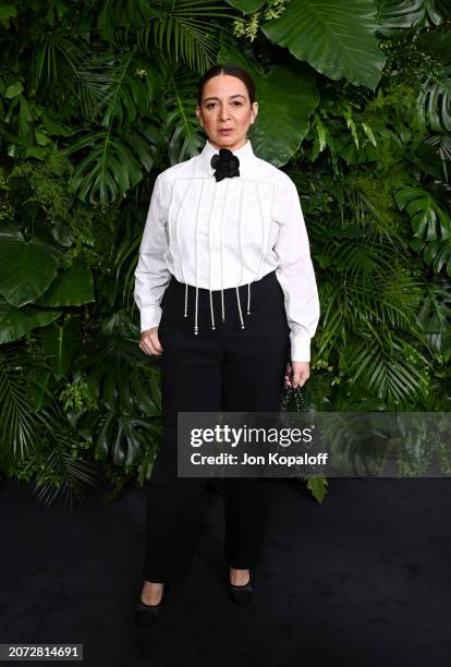 Maya Rudolph attends the CHANEL and Charles Finch Annual Pre-Oscar Dinner at The Polo Lounge at The Beverly Hills Hotel on March 09, 2024 in Beverly...