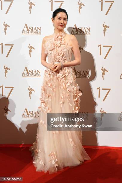 Lee Young-ae attends the 17th Asian Film Awards on March 10, 2024 in Hong Kong, China.