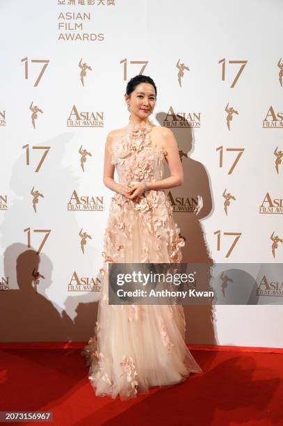 Lee Young-ae attends the 17th Asian Film Awards on March 10, 2024 in Hong Kong, China.