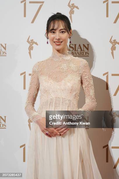 Isabella Leong attends the 17th Asian Film Awards on March 10, 2024 in Hong Kong, China.