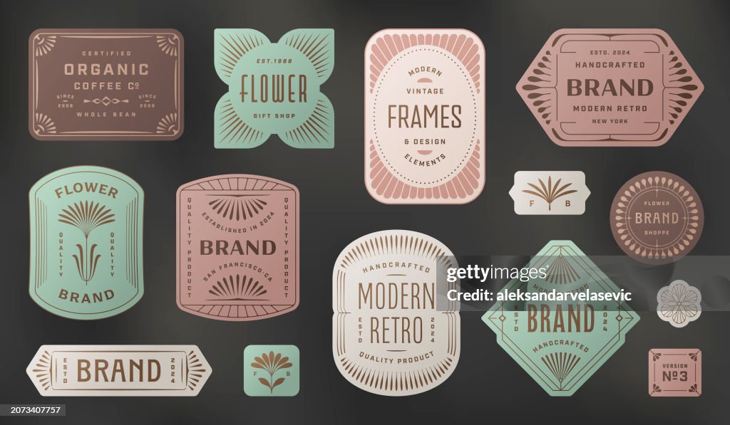 Labels Badges and Frames