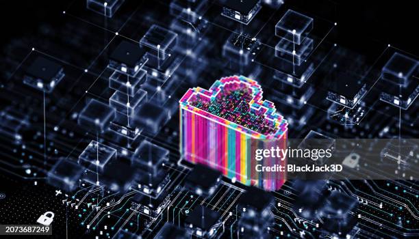 cloud security technology big data concept - cloud computing security stock pictures, royalty-free photos & images