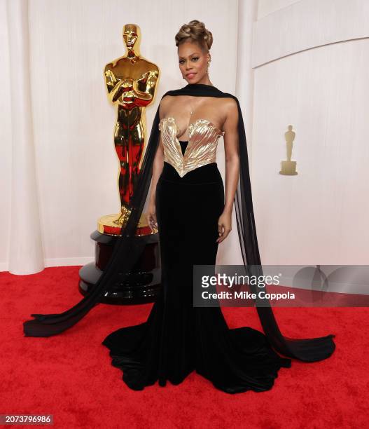 Laverne Cox attends the 96th Annual Academy Awards on March 10, 2024 in Hollywood, California.