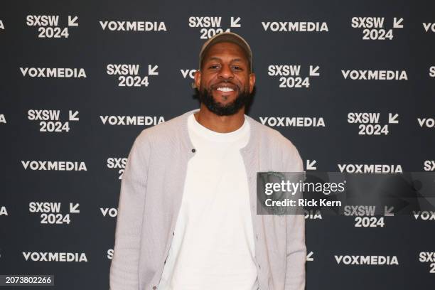 Andre Iguodala at Vox Media Podcast Stage Presented by Atlassian at SXSW on March 10, 2024 in Austin, Texas.