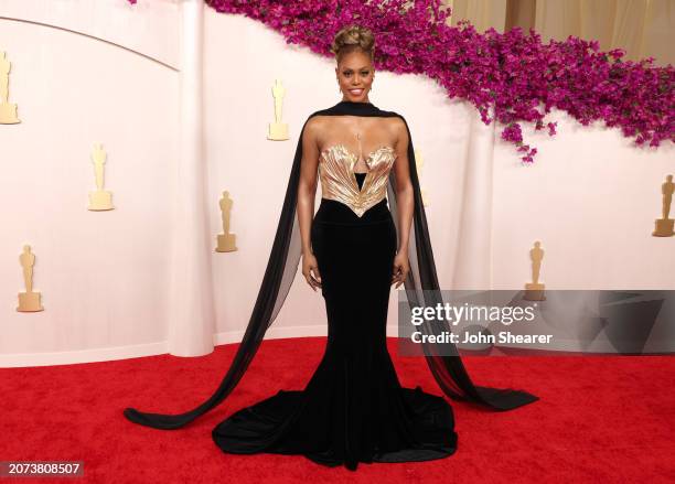 Laverne Cox attends the 96th Annual Academy Awards on March 10, 2024 in Hollywood, California.