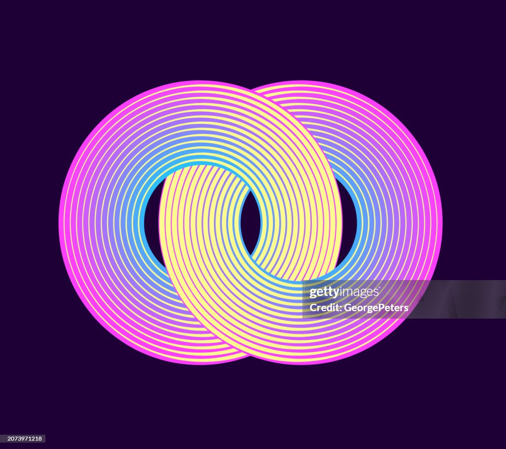 Interlocking Circles High-Res Vector Graphic - Getty Images
