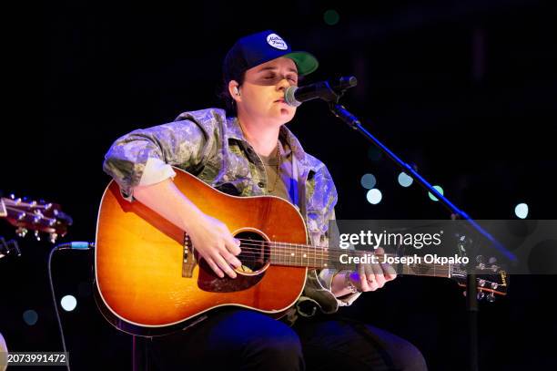 Lily Rose performs on the Spotlight stage on Day 3 at C2C Country To Country 2024 at The O2 Arena on March 10, 2024 in London, England.