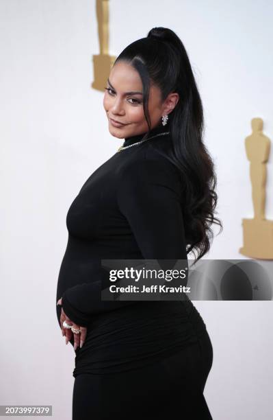 Vanessa Hudgens attends the 96th Annual Academy Awards at Dolby Theatre on March 10, 2024 in Hollywood, California.