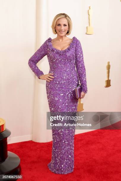 Marlee Matlin attends the 96th Annual Academy Awards on March 10, 2024 in Hollywood, California.