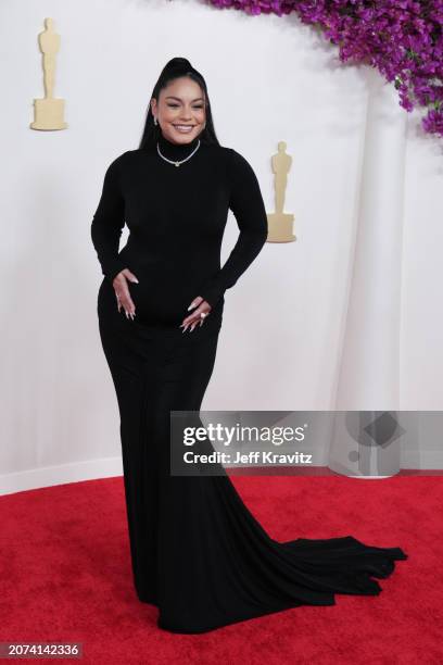 Vanessa Hudgens attends the 96th Annual Academy Awards at Dolby Theatre on March 10, 2024 in Hollywood, California.