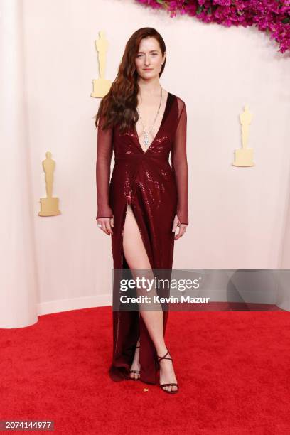 Grace Gummer attends the 96th Annual Academy Awards on March 10, 2024 in Hollywood, California.