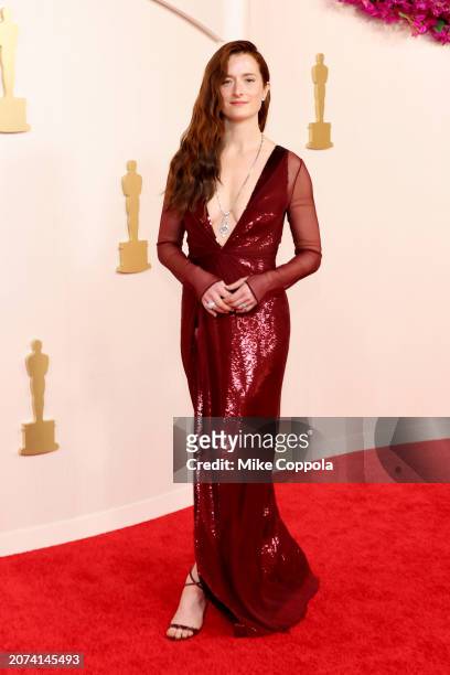 Grace Gummer attends the 96th Annual Academy Awards on March 10, 2024 in Hollywood, California.