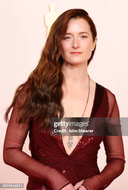 Grace Gummer attends the 96th Annual Academy Awards on March 10, 2024 in Hollywood, California.