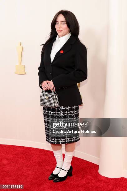 Billie Eilish attends the 96th Annual Academy Awards on March 10, 2024 in Hollywood, California.