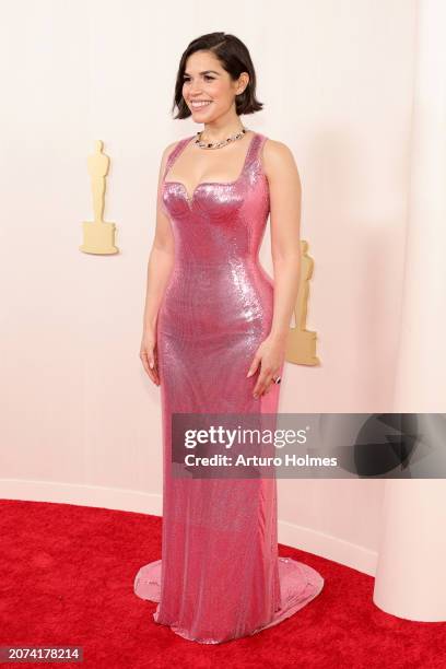 America Ferrera attends the 96th Annual Academy Awards on March 10, 2024 in Hollywood, California.