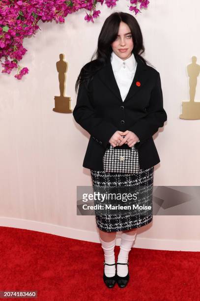 Billie Eilish attends the 96th Annual Academy Awards on March 10, 2024 in Hollywood, California.