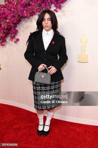 Billie Eilish attends the 96th Annual Academy Awards on March 10, 2024 in Hollywood, California.