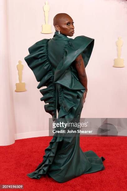 Cynthia Erivo attends the 96th Annual Academy Awards on March 10, 2024 in Hollywood, California.