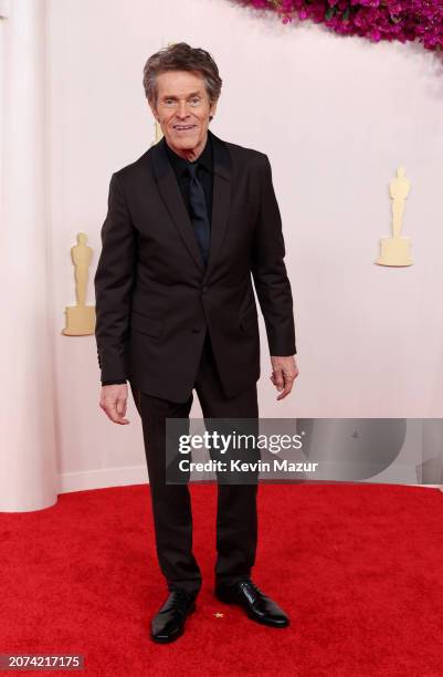 Willem Dafoe attends the 96th Annual Academy Awards on March 10, 2024 in Hollywood, California.