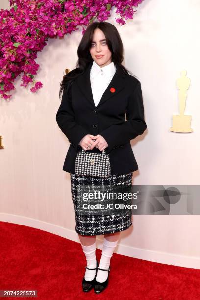 Billie Eilish attends the 96th Annual Academy Awards on March 10, 2024 in Hollywood, California.