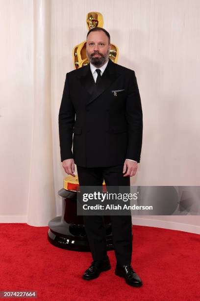 Yorgos Lanthimos attends the 96th Annual Academy Awards on March 10, 2024 in Hollywood, California.