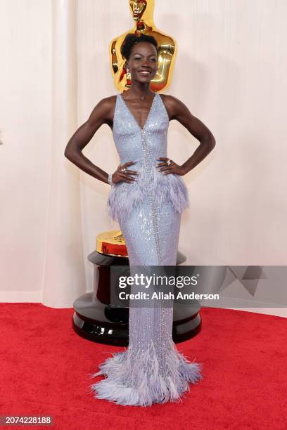 Lupita Nyong'o attends the 96th Annual Academy Awards on March 10, 2024 in Hollywood, California.