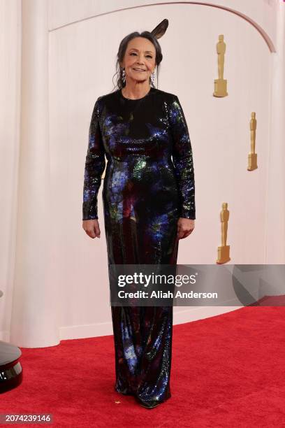 Tantoo Cardinal attends the 96th Annual Academy Awards on March 10, 2024 in Hollywood, California.