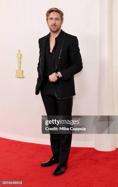 Ryan Gosling attends the 96th Annual Academy Awards on March 10, 2024 in Hollywood, California.