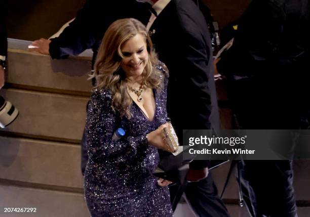 Krista Smith in the audience during the 96th Annual Academy Awards at Dolby Theatre on March 10, 2024 in Hollywood, California.