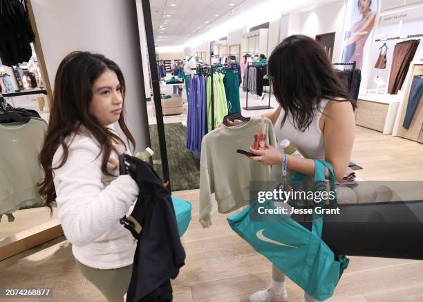 General view of atmosphere during the Nike Movement Proposition at Nordstrom Topanga on March 09, 2024 in Canoga Park, California.