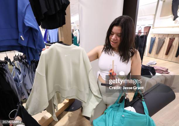 General view of atmosphere during the Nike Movement Proposition at Nordstrom Topanga on March 09, 2024 in Canoga Park, California.