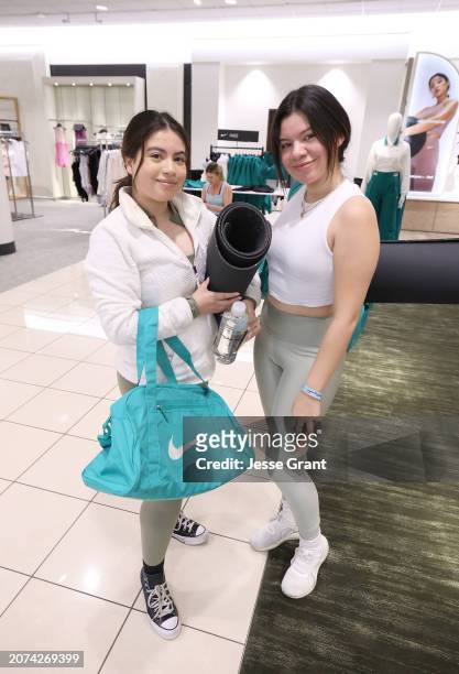 Guests attend the Nike Movement Proposition at Nordstrom Topanga on March 09, 2024 in Canoga Park, California.