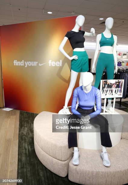 General view of atmosphere during the Nike Movement Proposition at Nordstrom Topanga on March 09, 2024 in Canoga Park, California.