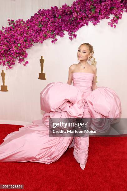 Ariana Grande attends the 96th Annual Academy Awards on March 10, 2024 in Hollywood, California.