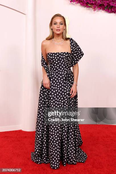 Jennifer Lawrence attends the 96th Annual Academy Awards on March 10, 2024 in Hollywood, California.