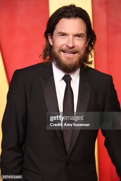 Jason Bateman attends the 2024 Vanity Fair Oscar Party Hosted By Radhika Jones at Wallis Annenberg Center for the Performing Arts on March 10, 2024...