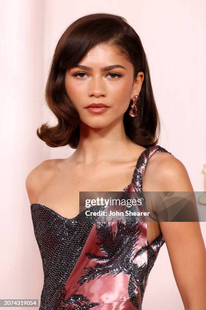Zendaya attends the 96th Annual Academy Awards on March 10, 2024 in Hollywood, California.