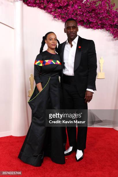 Amatus Sami-Karim and Mahershala Ali attends the 96th Annual Academy Awards on March 10, 2024 in Hollywood, California.