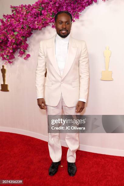 Shameik Moore attends the 96th Annual Academy Awards on March 10, 2024 in Hollywood, California.