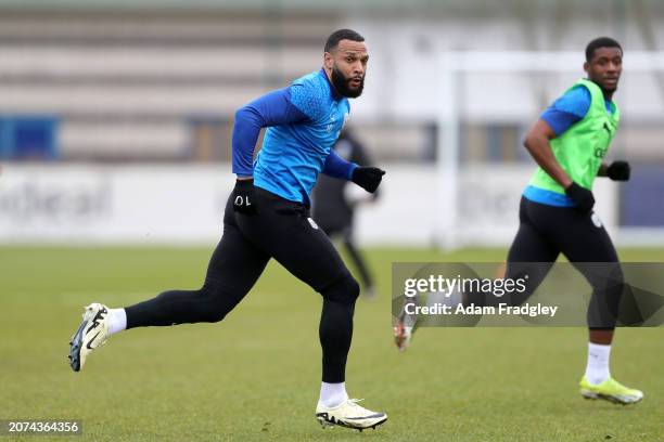 Matt Phillips of West Bromwich Albion returns to first team training during a first team training session at West Bromwich Albion Training Ground on...