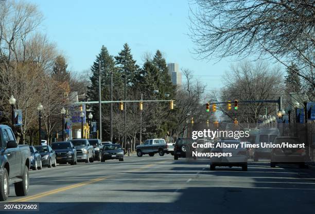 The Madison Avenue corridor between South Allen and Lark streets on Tuesday March 5, 2013 in Albany, N.Y.