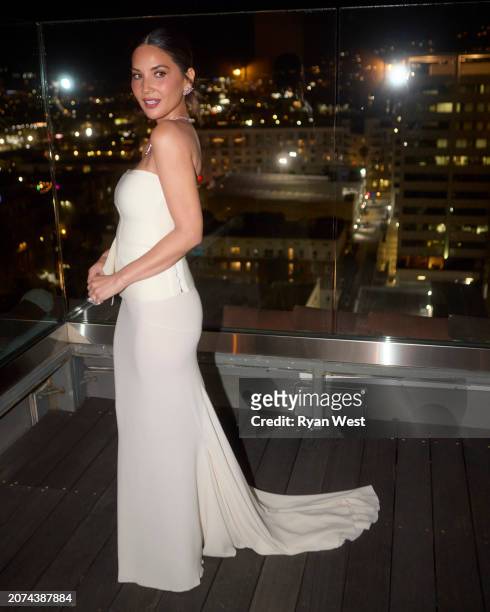 Actor Olivia Munn poses for a portrait before the Vanity Fair Oscar Party on March 10, 2024 in Los Angeles, California.