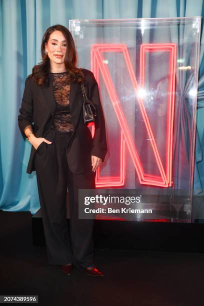 Betül Akbaba attends the Next on Netflix event at Kosmos on March 13, 2024 in Berlin, Germany.